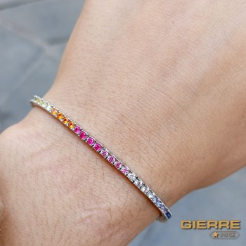 RGRB032COL Bracelet tennis multicolor 3 mm RGRB032COL Bracelet tennis multicolor 3 mm